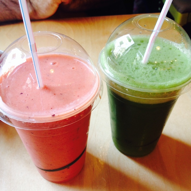 green-pink-smoothie